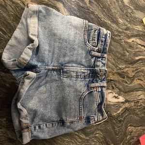 jeaned shorts